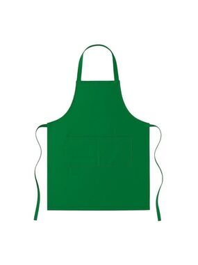Green Polyester Apron Unisex Adjustable Pockets Cooking Craft